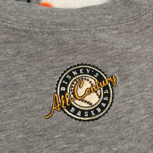 Disney Parks Vintage All Century Mickey Mouse Baseball Gray Tshirt - Picture 7 of 7